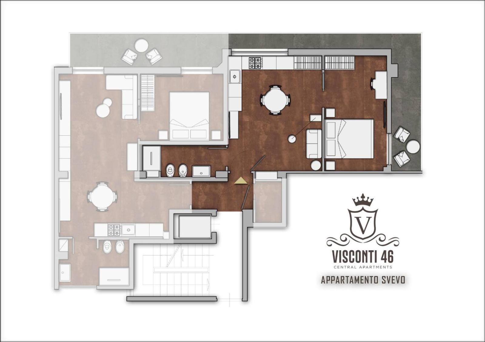 Visconti 46 Central Apartments Bari Kültér fotó